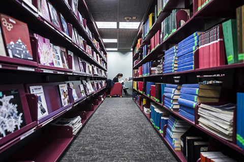 Belzberg Library stacks