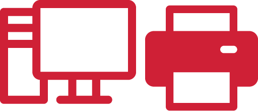 computer and printer icon