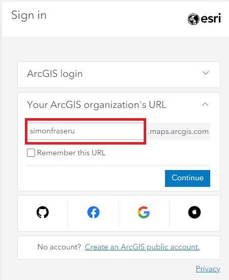 Esri training login