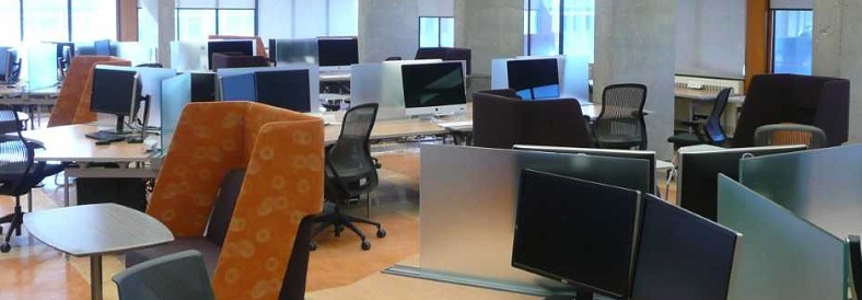 Research Commons at W.A.C. Bennett Library in Burnaby