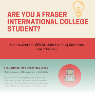 small image of the poster for slc services to fic students