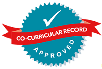 co-curricular record approved badge