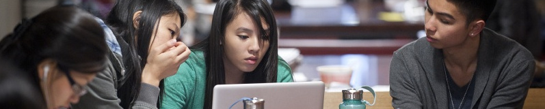 Students in front of a computer
