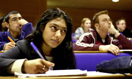 student at lecture