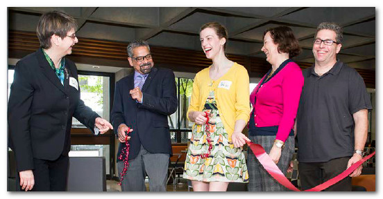 Third floor ribbon cutting
