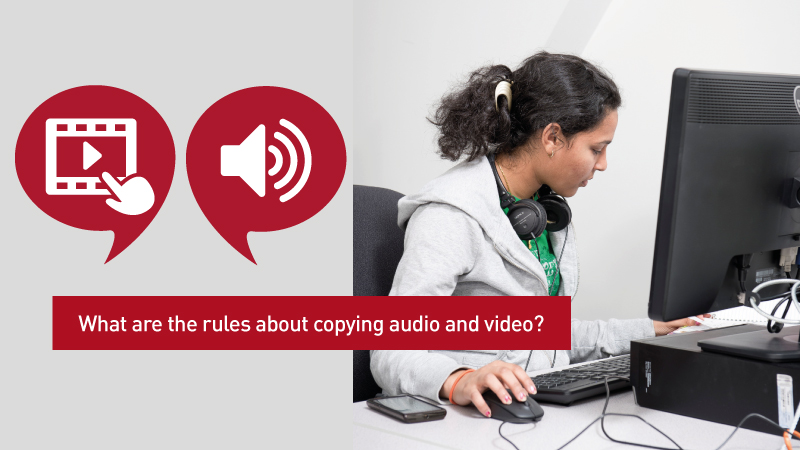 Using A/V in courses