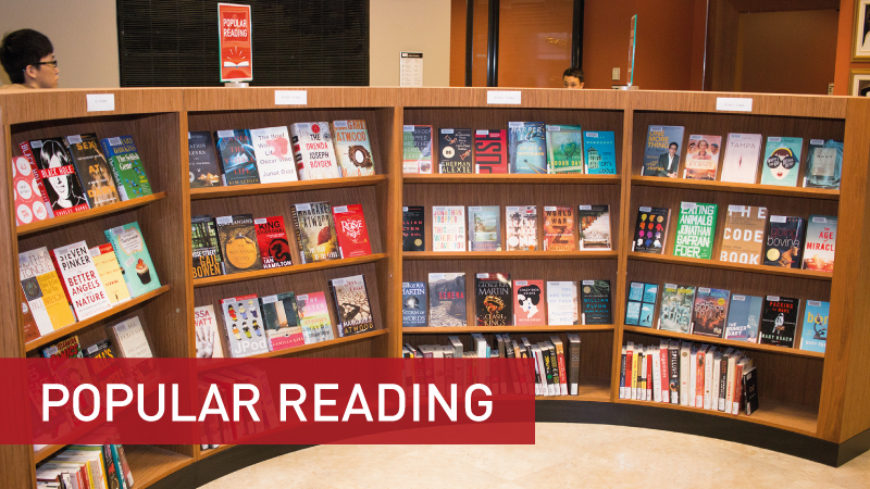 books on shelves