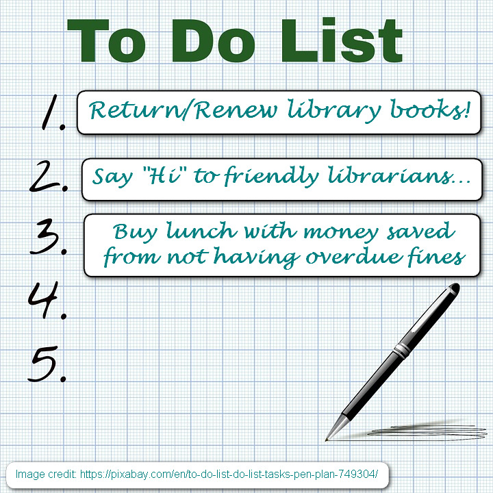 Image of a typical to-do list