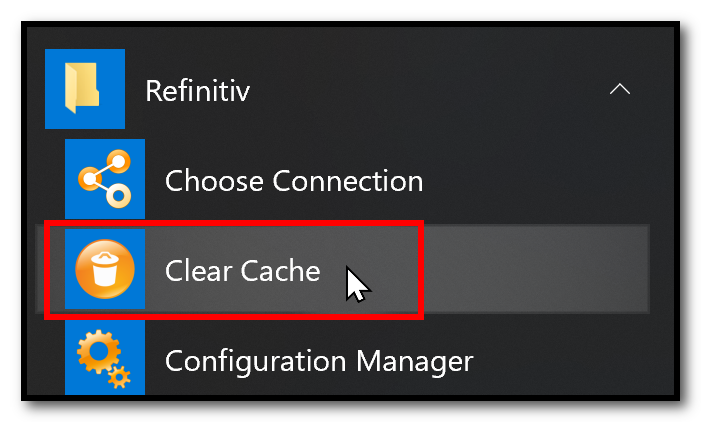 Thomson Reuters Tools, Clear Cache, and Process Viewer