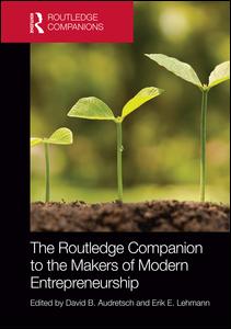 Image of the cover of the Routledge companion to the makers of modern entrepreneurship