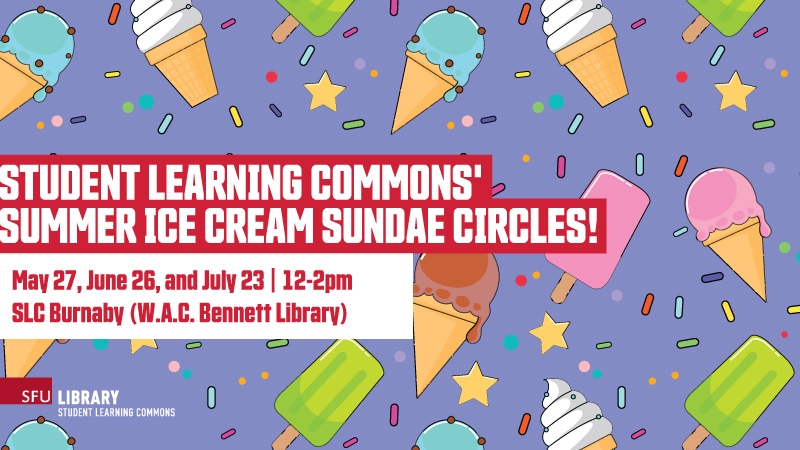 Summer Ice Cream Sundae Circles