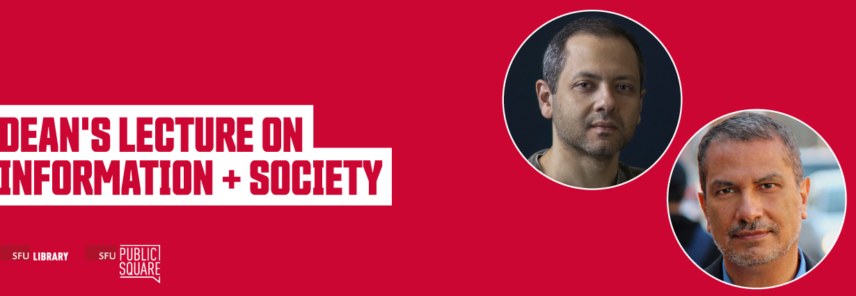 Banner for Dean's lecture with Omar and Kamal Banner for Dean's lecture with Omar and Kamal