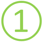 the numeral one in a circle
