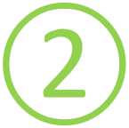 the numeral two in a circle