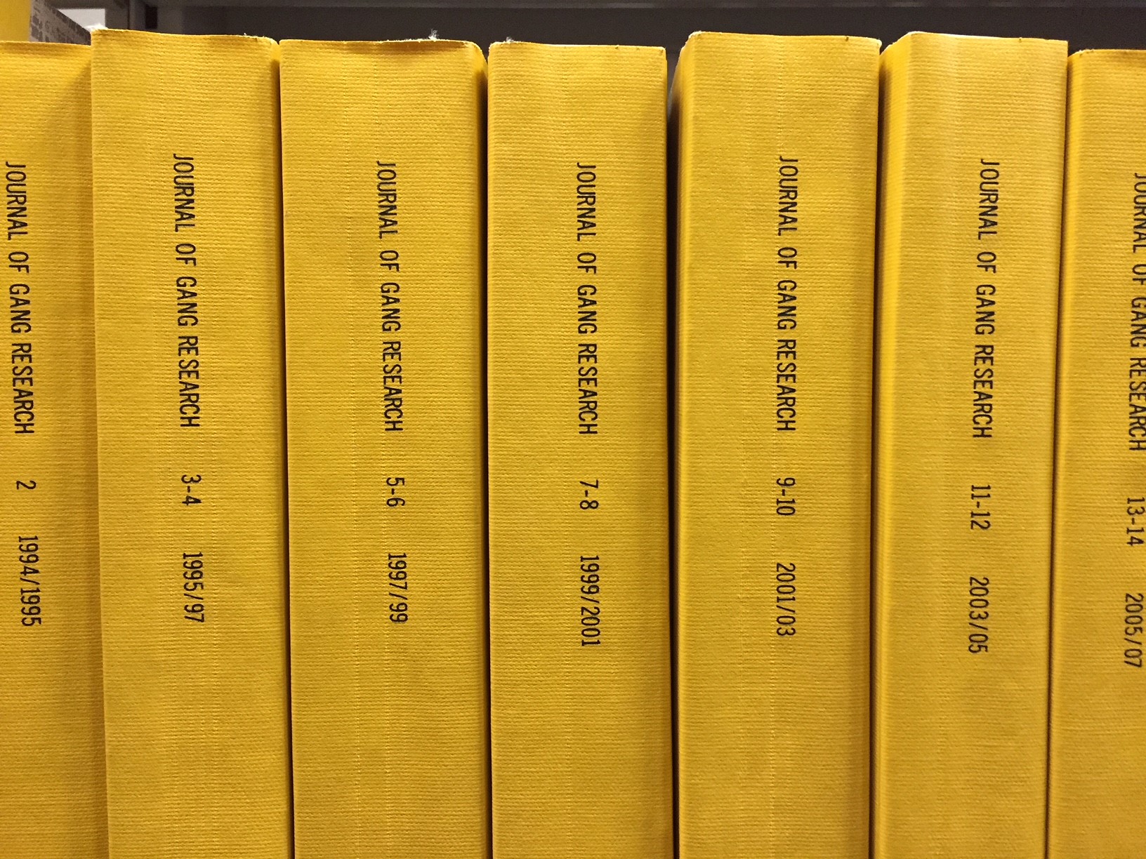 Image of a a bound print journal