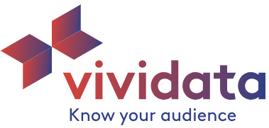 Vividata logo with tagline of "know your audience"