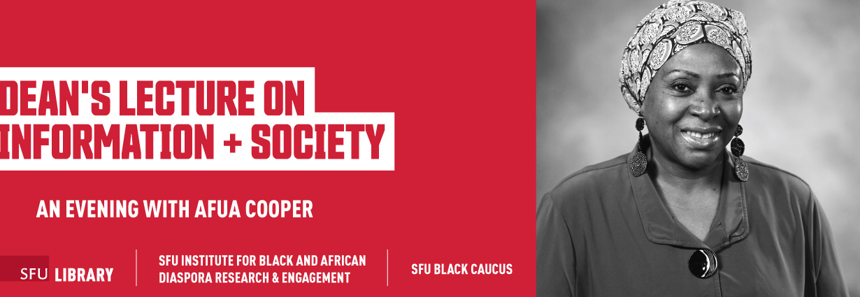 Banner for An Evening with Afua Cooper
