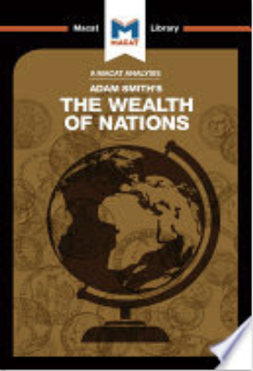 Image of the cover of the Macat Library volume on Adam Smith's "The Wealth of Nations"