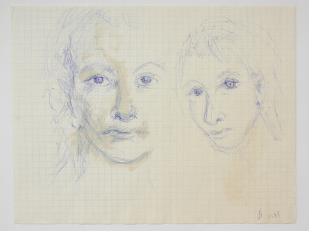 The Self-Portraits of Florence Baldisseri – daily self portraits c.1974-1982