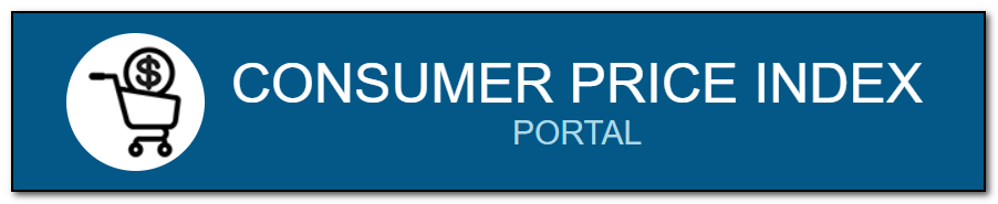 Logo from the Consumer Price Index Portal website featuring the site name and a shopping cart with a dollar sign