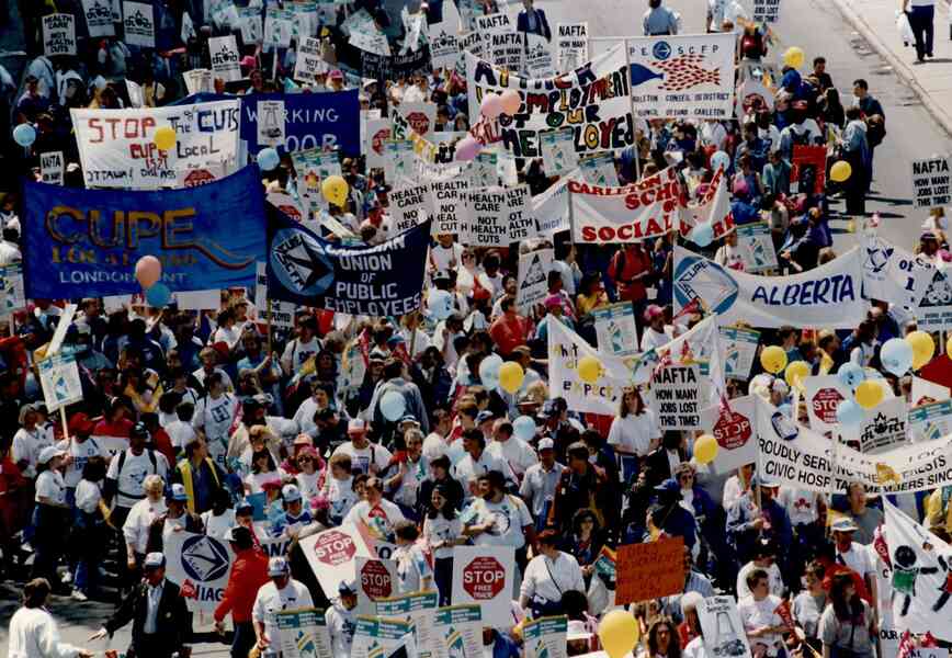 CUPE B.C. protesting