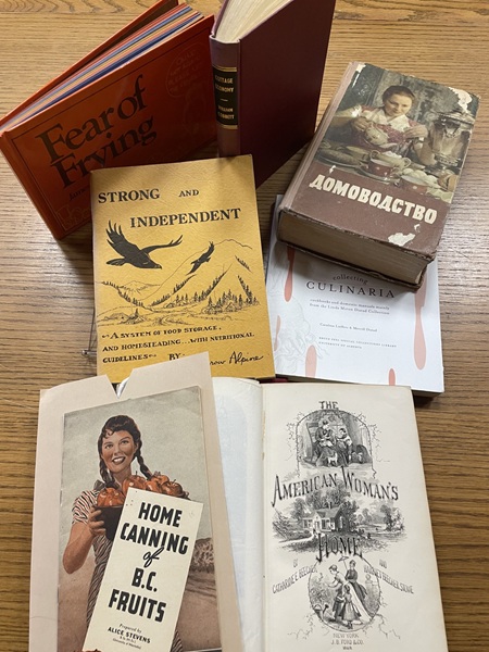 2 books on the table: Coyote Stories and Medicie Boy and other Cree Tales