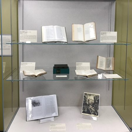 Poverty in Poetry and Print exhibit by English 377