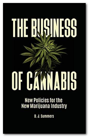 Screen capture of the cover of the book: The Business of Cannabis