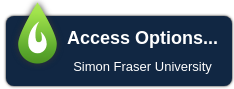 Libkey Nomad Access Options button