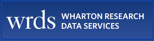 Logo for the WRDS financial dataset resource