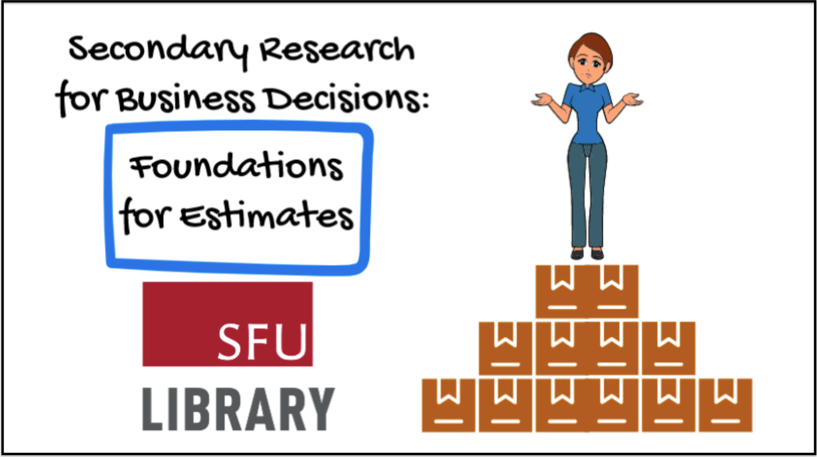 Cover image from video: Secondary Research for Business Decisions: Foundations for Estimates