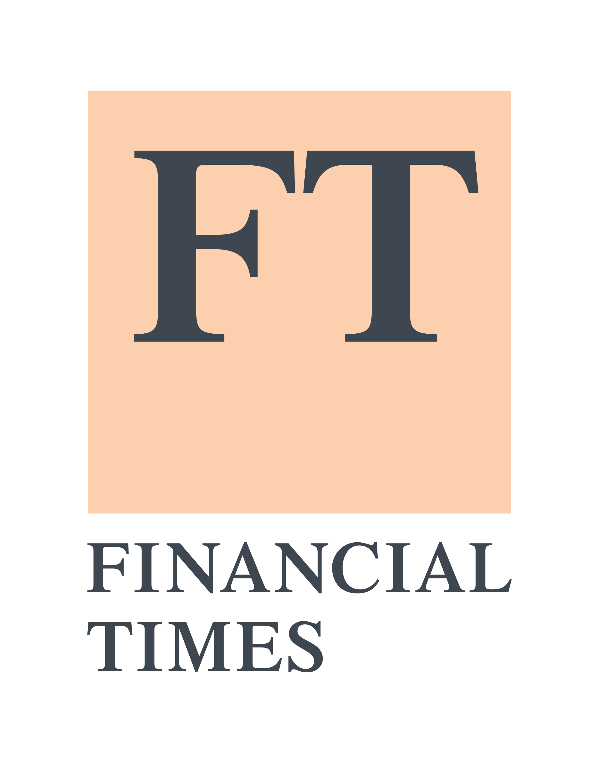 Small logo of the Financial Times featuring the letters FT in a box.