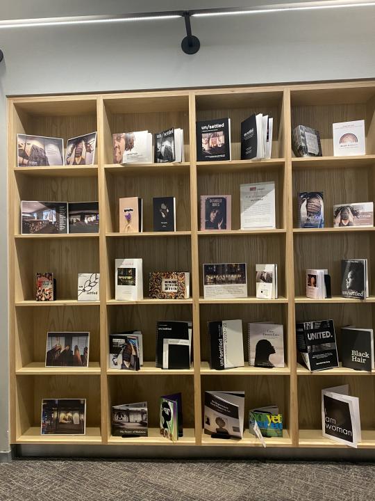 Display of PUB 331 students' works