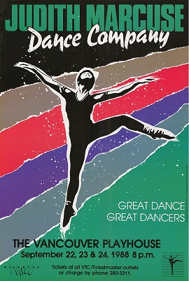 Judith Marcuse Dance Company poster