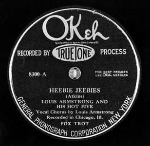 Image of the LP Heebie Jeebies by Louis Armstrong and His Hot Five