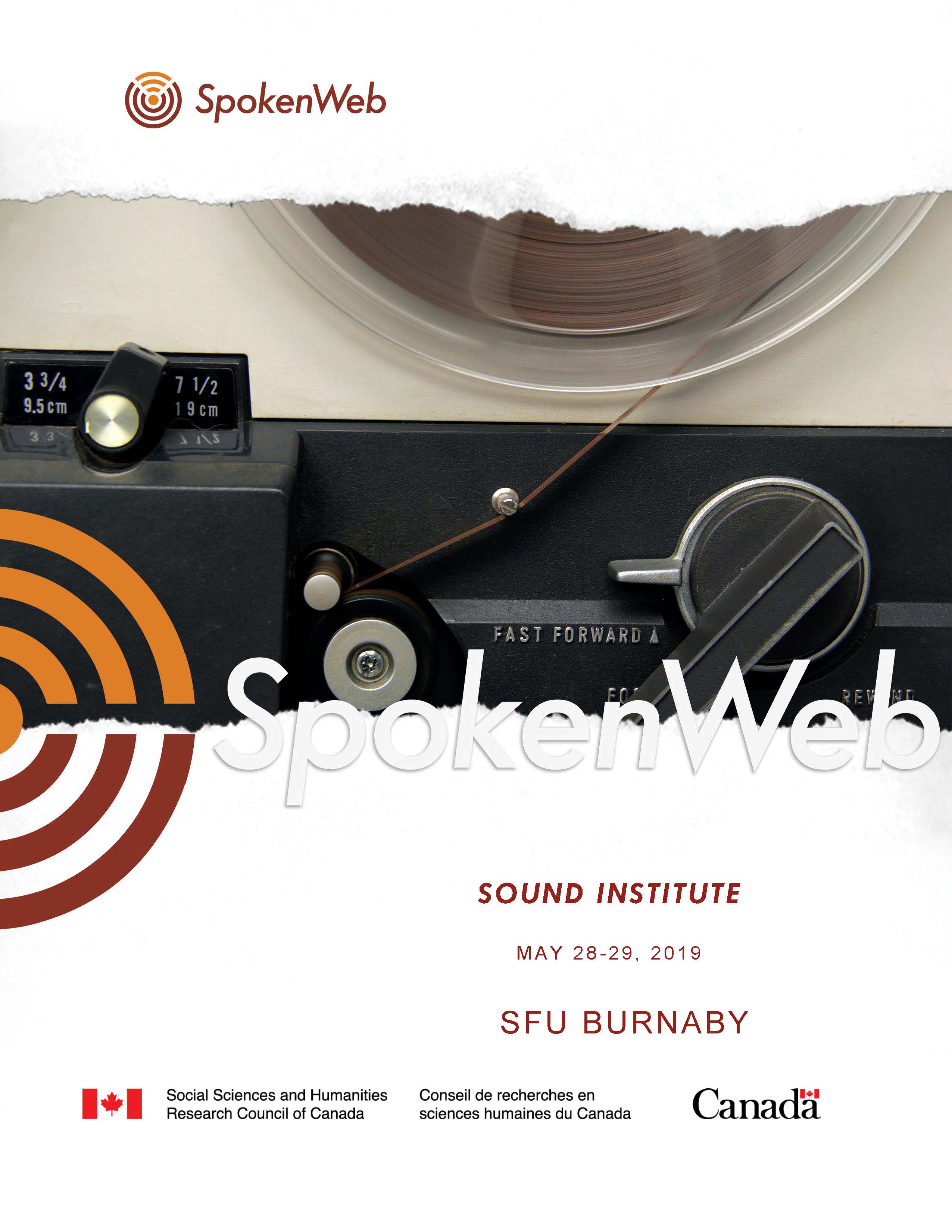 SpokenWeb Sound Institute poster