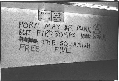 Squamish Five Street Grafitti