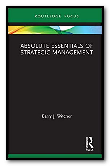 Screen capture of the cover of ebook: "Absolute Essentials of Strategic Management"