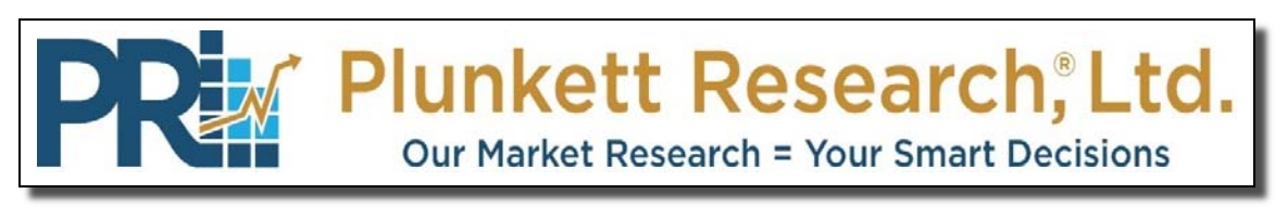 Screen capture of the logo of Plunkett Research Online