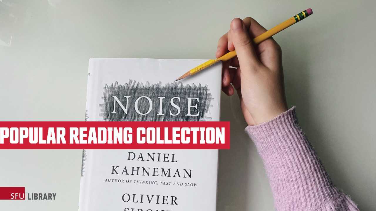 POPULAR READING COLLECTION poster Popular Reading Collection poster showing the cover of a book called "Noise."