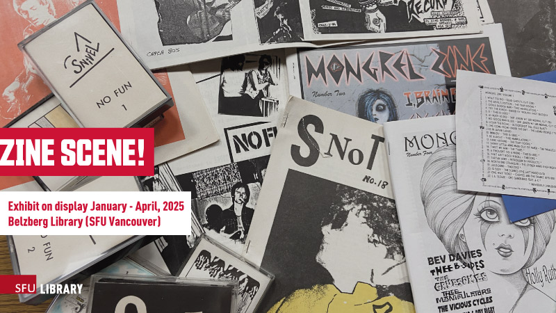 Zine Scene!, a Special Collections exhibit
