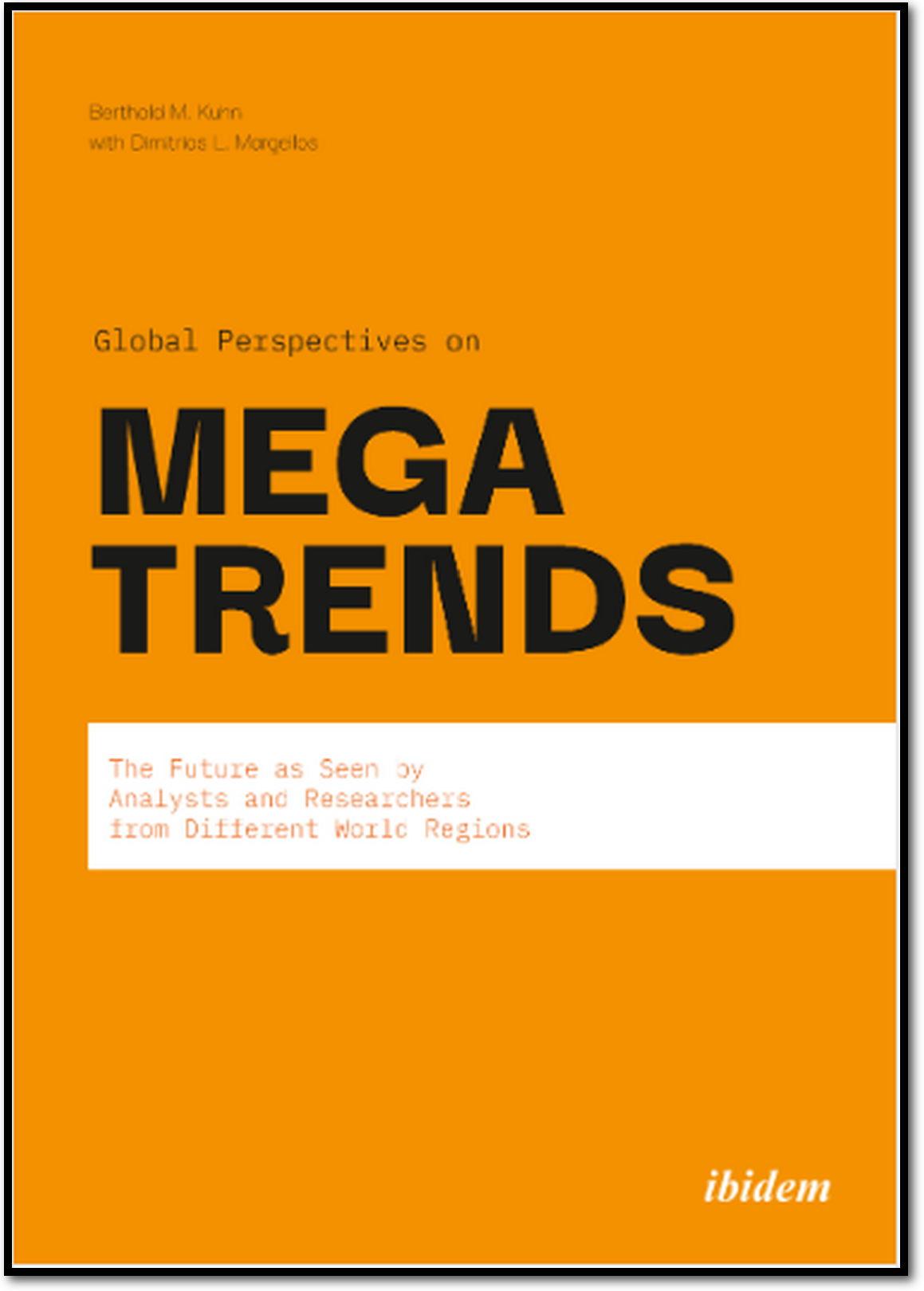 Screen capture of the cover of a book: Global perspectives on megatrends