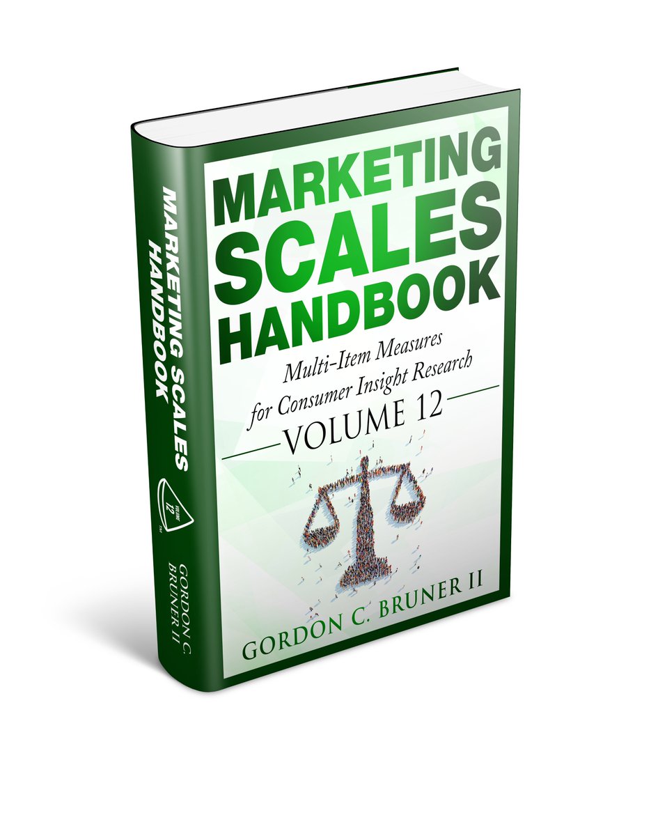 Cover of volume 12 of the Marketing Scales Handbook series