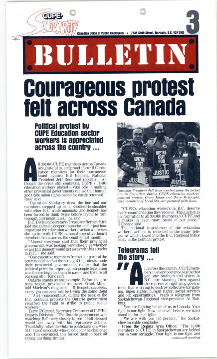 CUPE BC newsbulletin