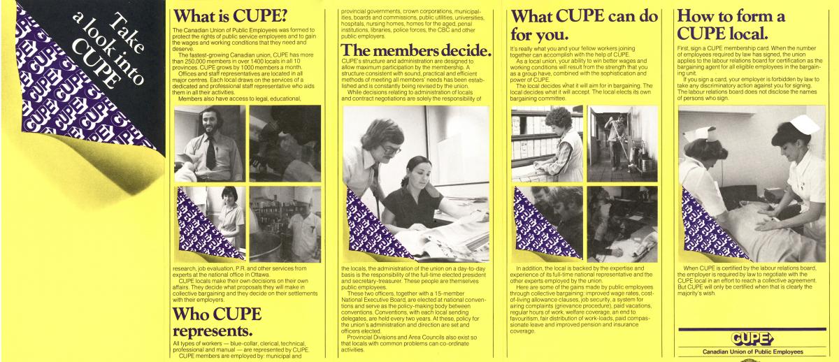 Take a look into CUPE flyer