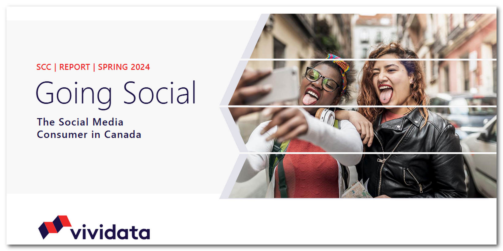 Cover image of Vividata's Going Social report