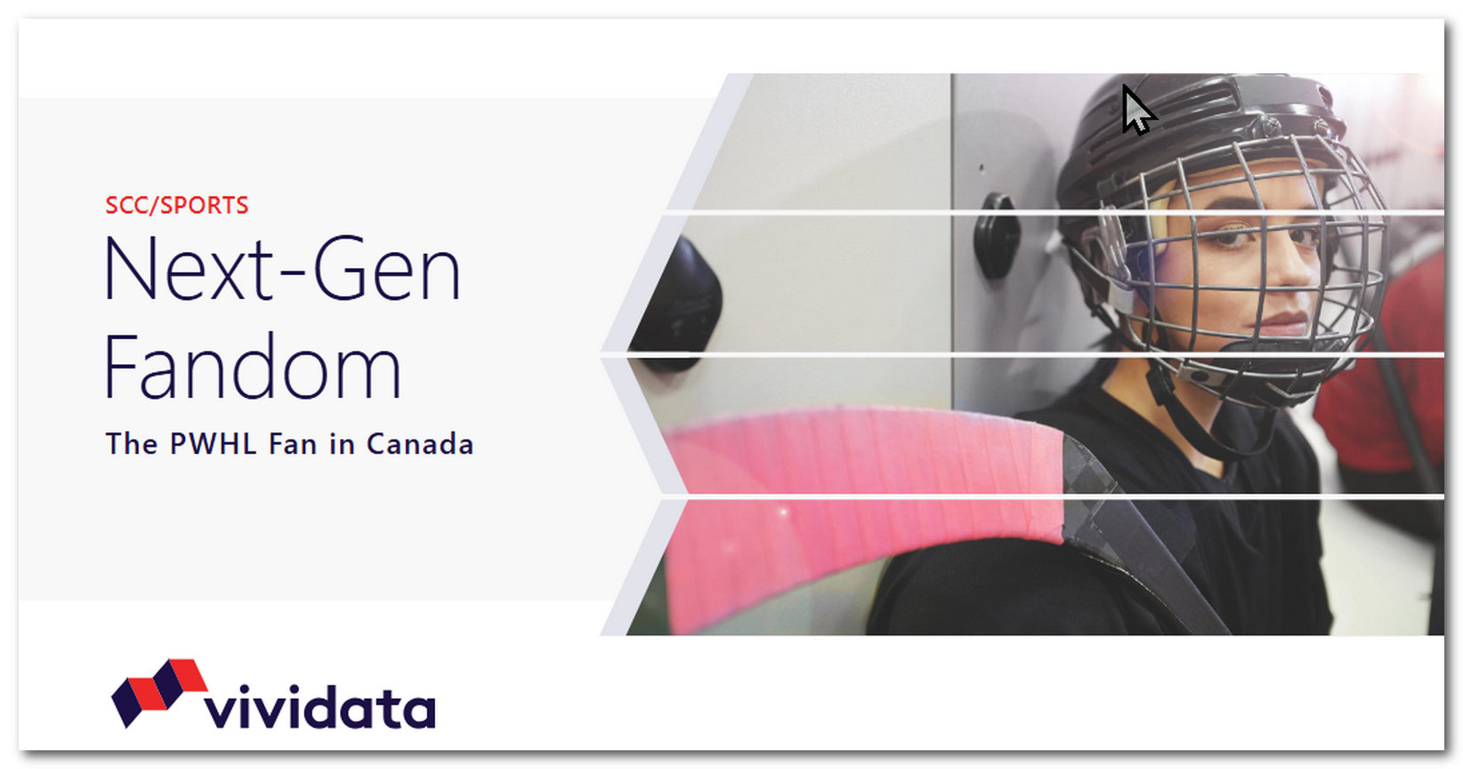 Cover image of the report: Next-Gen Fandom: The PWHL Fan in Canada 