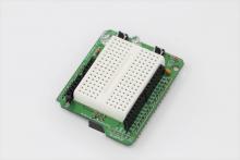 Arduino protoshield board with mini breadboard