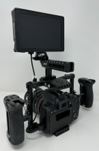 SmallRig versaframe with SmallHD AC7 attached