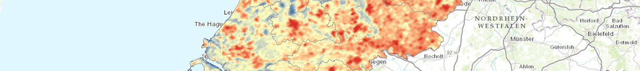 Map of Devastating 2003 Heat Wave in the Netherlands Observed from MODIS Satellite. Mehdi Aminipouri (PhD Candidate in Geography at SFU)